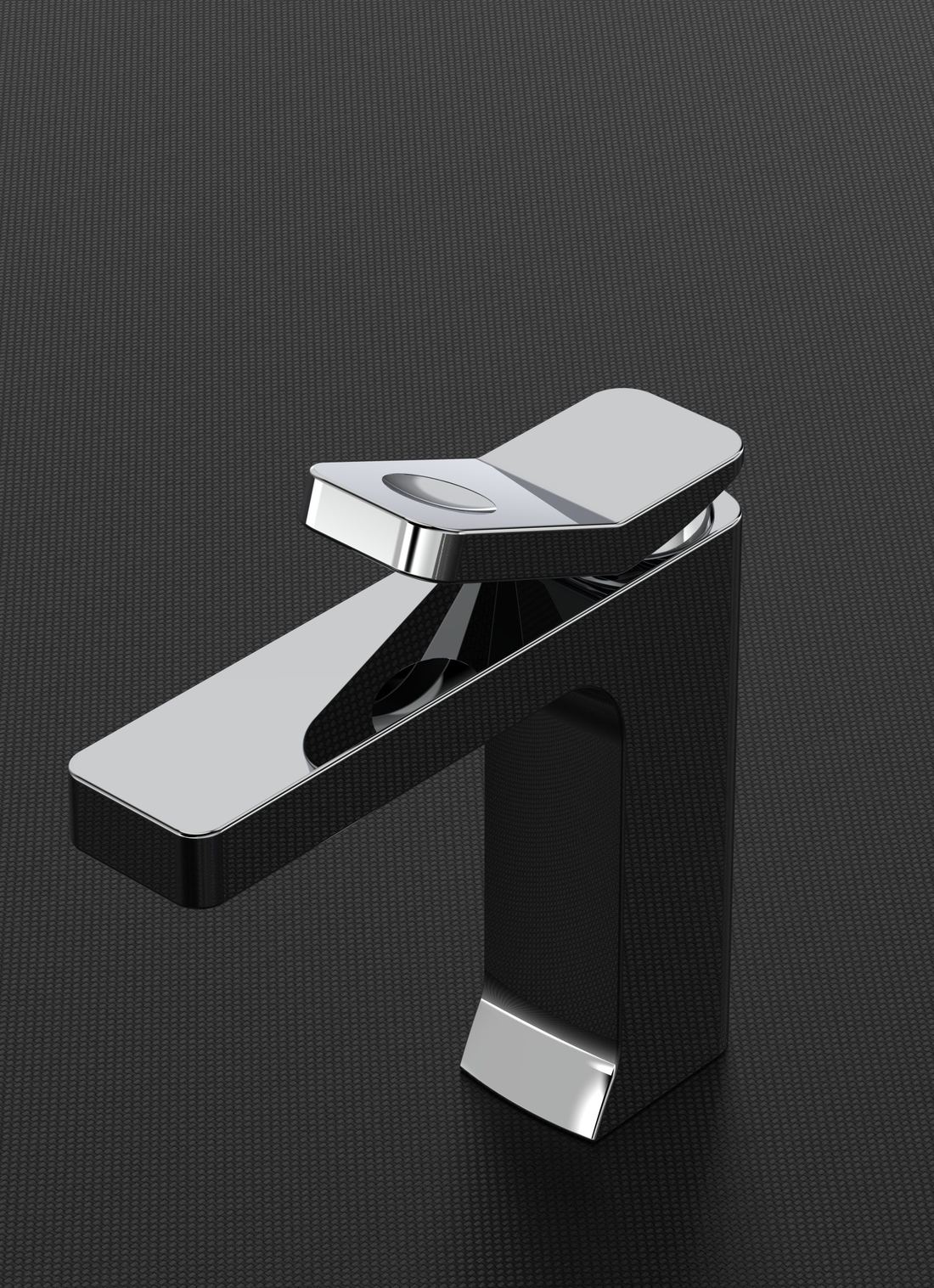 Chrome angular basin mixer — Bath fitting — Imperial Design Concepts, Mohali