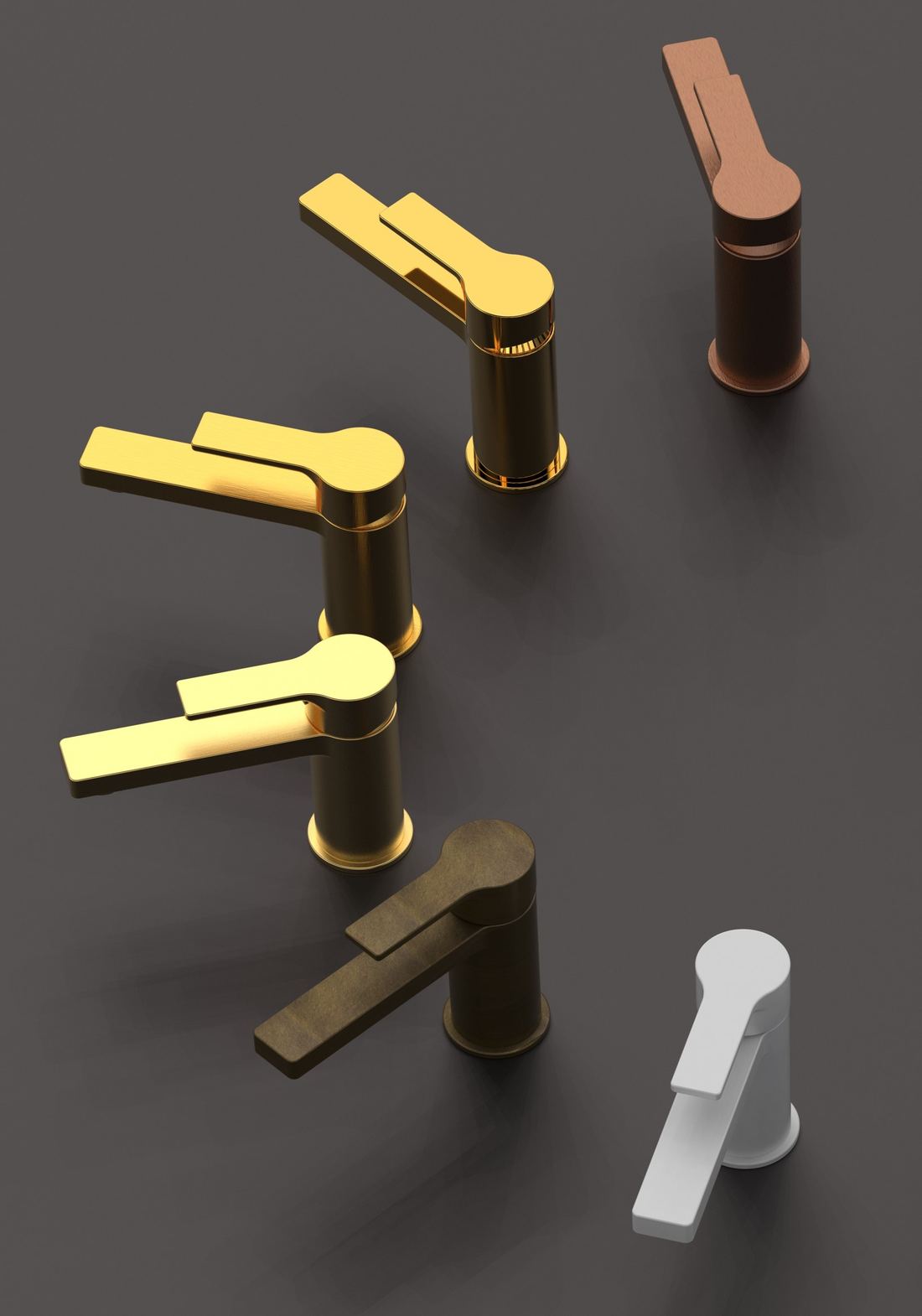 Gold and bronze basin mixer collection — Bath fitting — Imperial Design Concepts, Mohali