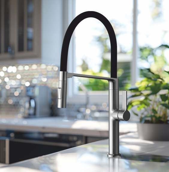 Steel pull-out kitchen mixer — Bath fitting — Imperial Design Concepts, Mohali