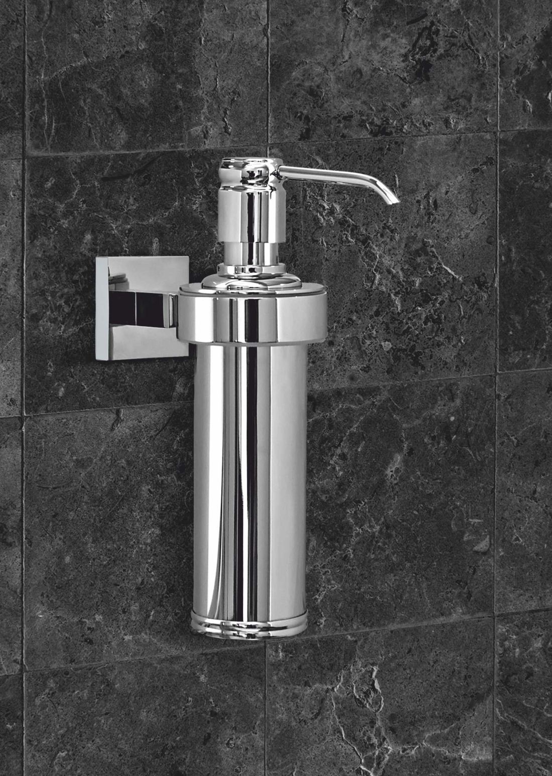 Wall-mounted soap dispenser — Chrome finish — Imperial Design Concepts, Mohali