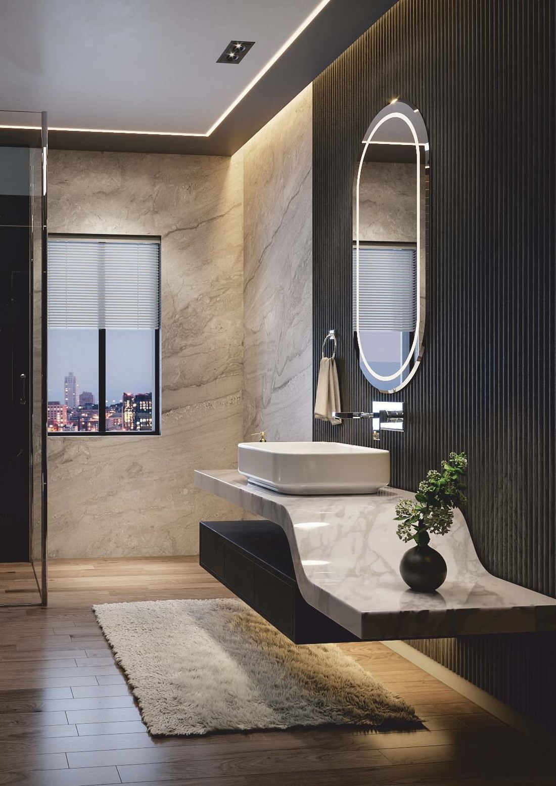 Luxury marble bathroom vanity — Sanitaryware — Imperial Design Concepts, Mohali