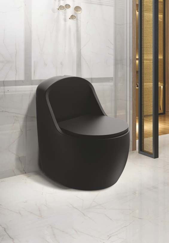 Matt black floor-mounted WC — Sanitaryware — Imperial Design Concepts, Mohali