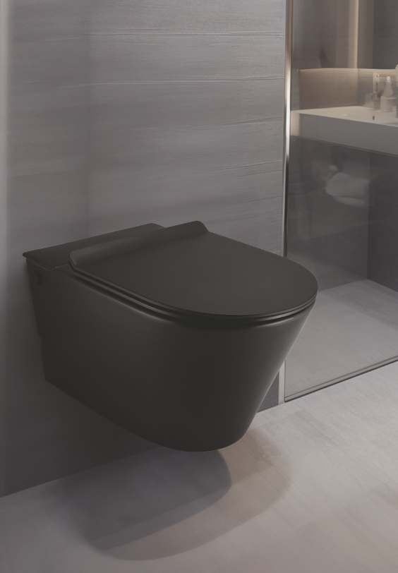Matt black wall-hung WC — Sanitaryware — Imperial Design Concepts, Mohali