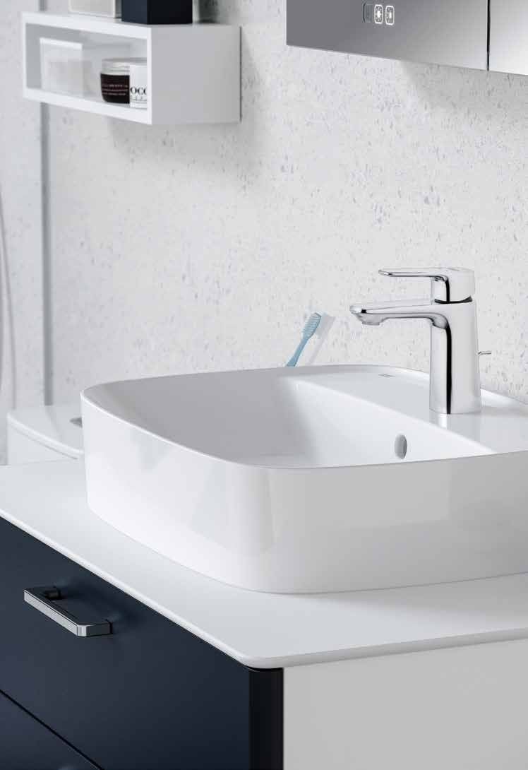 White vessel basin with mixer — Sanitaryware — Imperial Design Concepts, Mohali