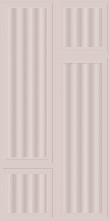Candy Fine Fluted Panel, 600 × 1200 mm full-body porcelain — IDC Mohali
