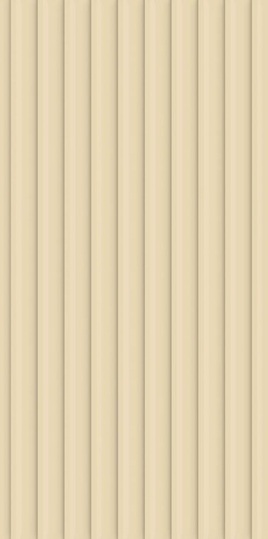 Citron Fine Fluted Panel, 600 × 1200 mm full-body porcelain — IDC Mohali