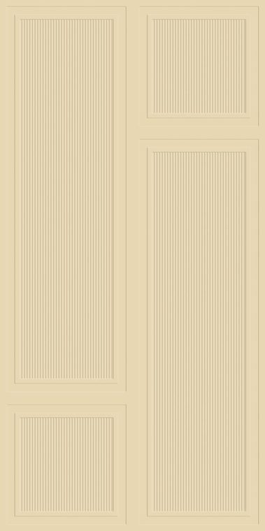 Citron Wide Fluted Panel, 600 × 1200 mm full-body porcelain — IDC Mohali