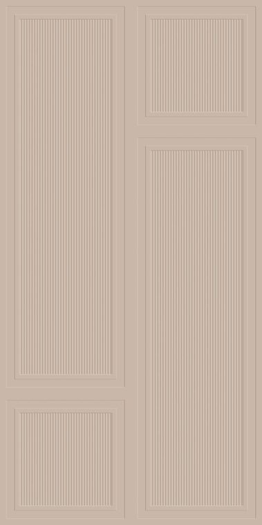 Plum Fine Fluted Panel, 600 × 1200 mm full-body porcelain — IDC Mohali