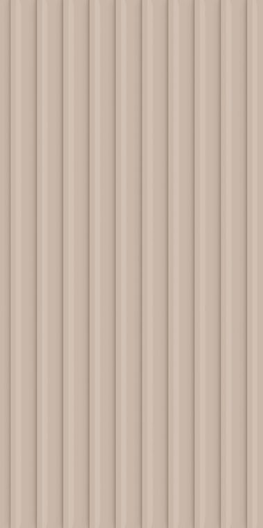 Plum Wide Fluted Panel, 600 × 1200 mm full-body porcelain — IDC Mohali