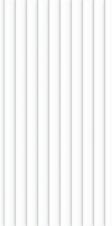 Super White Fine Fluted Panel, 600 × 1200 mm full-body porcelain — IDC Mohali