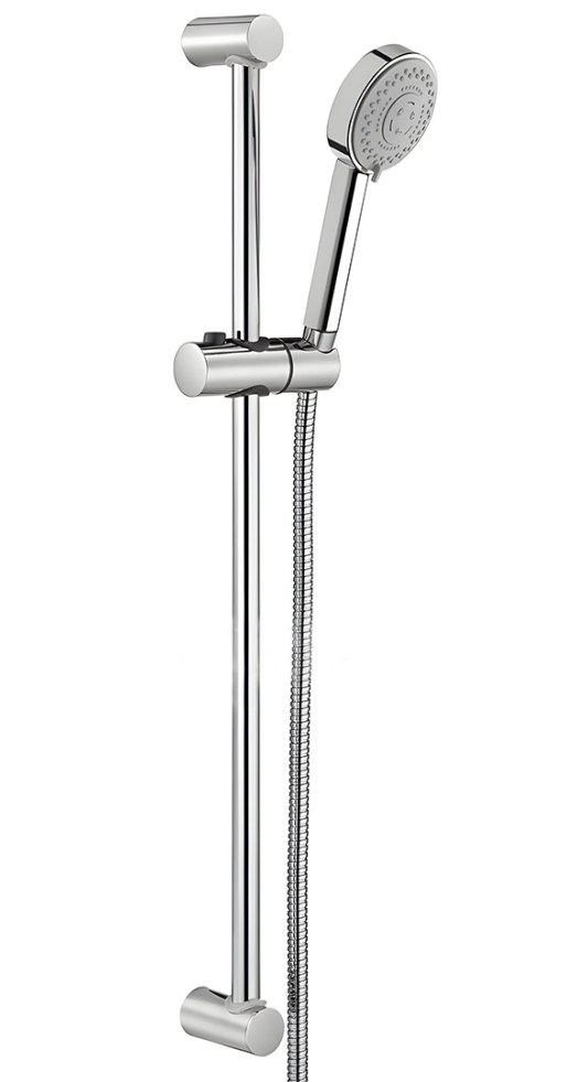 Chrome slide rail hand shower — Wellness & shower systems — Imperial Design Concepts, Mohali