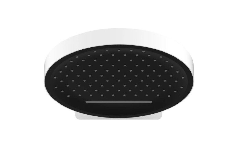 Matt white round rain shower — Wellness & shower systems — Imperial Design Concepts, Mohali